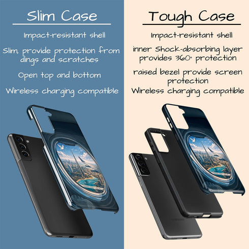 Personalized Iconic Window Seat Galaxy Case