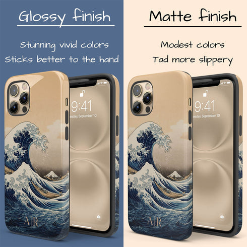 Custom The Great Wave off Kanagawa iPhone Case