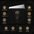 Personalized Obsidian Skull Laptop Sleeve