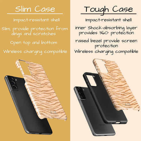 Personalized Velvet Tiger Galaxy Case
