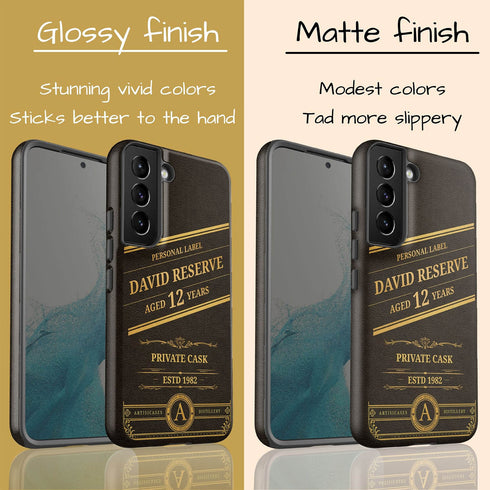 Personalized Prestigious Vintage Scotch Galaxy Case