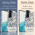 Custom Name Blue Bird & Flower Galaxy Case