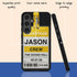 Personalized Music Concert Backstage Pass Galaxy Case