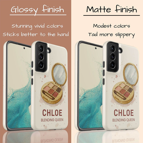 Personalized Glamour Blending Queen Makeup Palette Galaxy Case