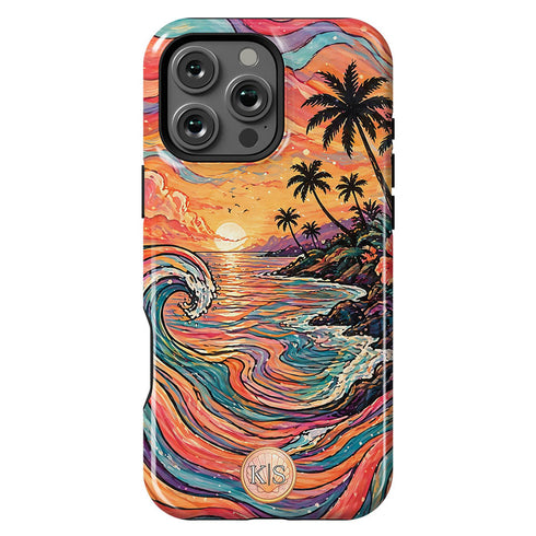 Personalized Ocean Flow iPhone Case