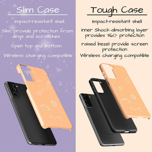 Personalized Pastel Universe Colors Galaxy Case