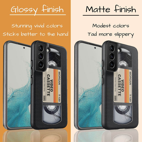 Personalized Retro VHS Video Cassette Galaxy Case