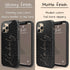 Dark Leopard Signature Name iPhone Case
