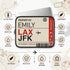 Personalized Luggage Tag Laptop Sleeve