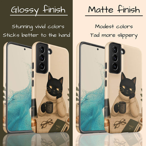 Personalized Do Not Disturb Cat Galaxy Case