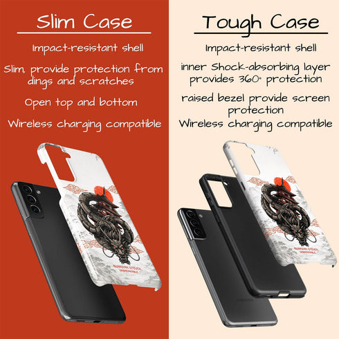 Personalized Dragon Guardian Galaxy Case