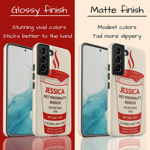 Personalized Funny Instant Noodles Cup Galaxy Case
