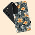 Custom Initials Tropical Hibiscus Flowers Galaxy Case