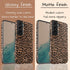 Chocolate Leopard Custom Initials Galaxy Case