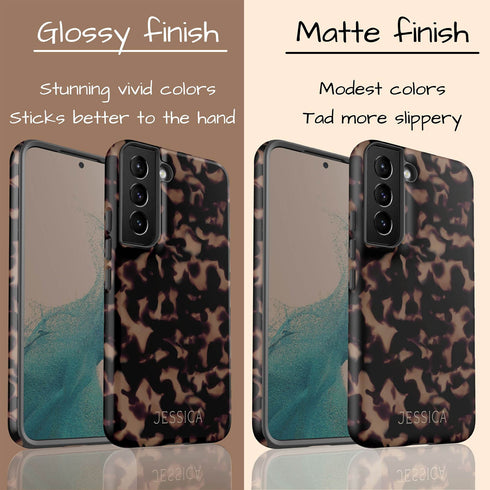 Custom Dark Edition Tortoiseshell Galaxy Case