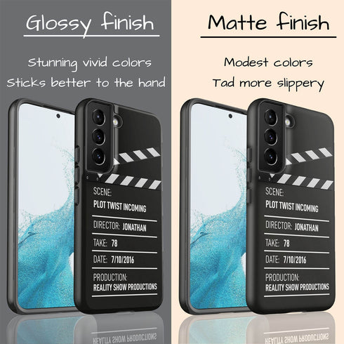 Personalized Movie Directors Clapperboard Galaxy Case