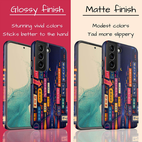 Personalized Midnight Tokyo Galaxy Case