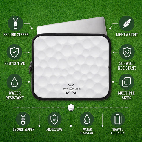 Personalized Golf Laptop Sleeve