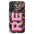 Custom 3D Initials Dark Tort Galaxy Case
