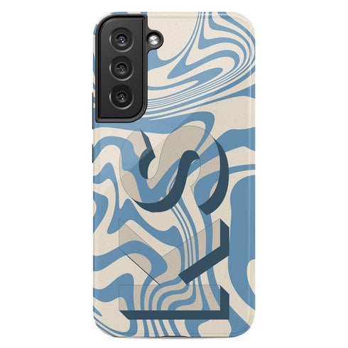 Custom Twister 3D Initials Galaxy Case
