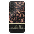 Custom Name Dark Tortoiseshell Galaxy Case
