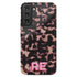 3D Custom Initials Dark Tort Galaxy Case - Centered