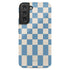 Custom Initials Retro Checkerboard Galaxy Case