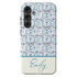 Custom Name Blue Mediterranean Tiles Galaxy Case