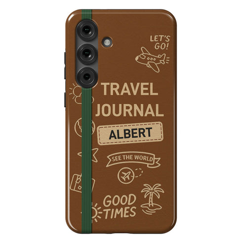 Personalized Classic Travel Journal Galaxy Case