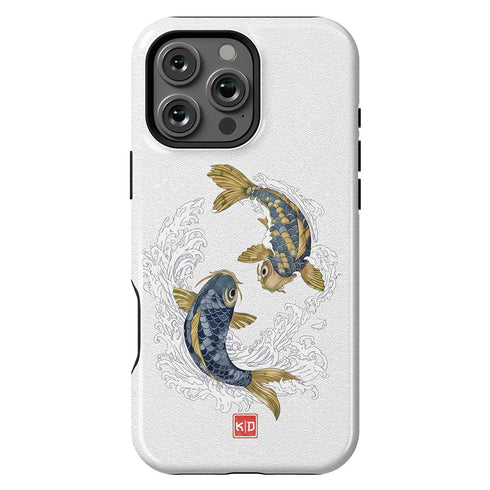 Personalized Yin Yang Koi Harmony iPhone Case