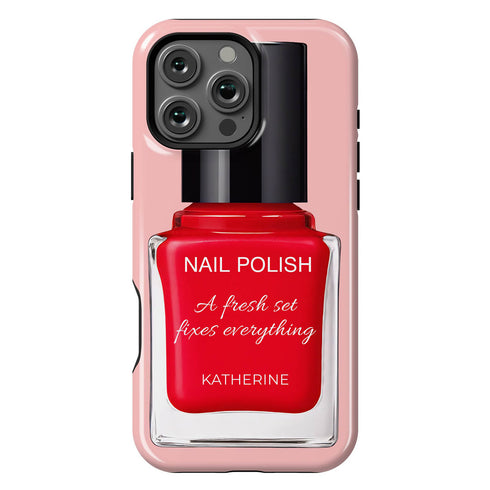 Personalized Glossy Nail Polish iPhone Case