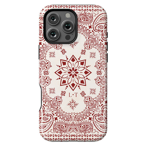 Personalized Iconic Paisley Bandana iPhone Case