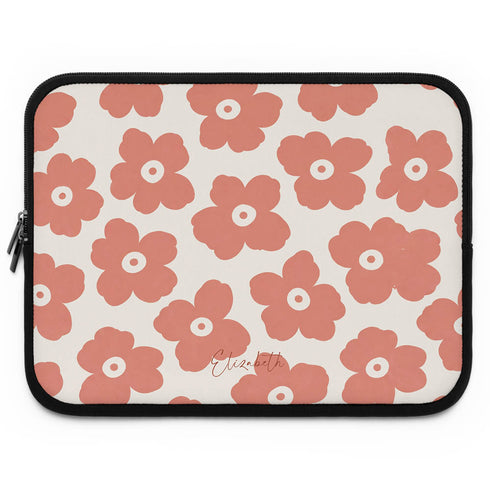 Personalized Soft Bloom Laptop Sleeve