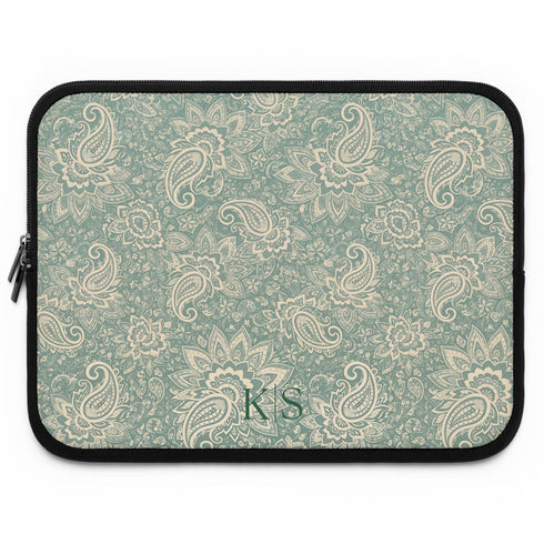 Personalized Resort Paisley Laptop Sleeve