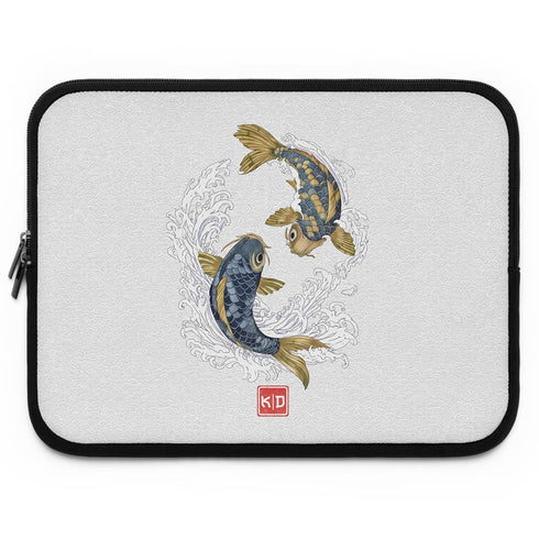 Personalized Koi Harmony Laptop Sleeve
