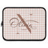 Personalized Gingham Name & Initials Laptop Sleeve