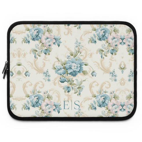 Personalized Shabby Chic Rococo Laptop Sleeve