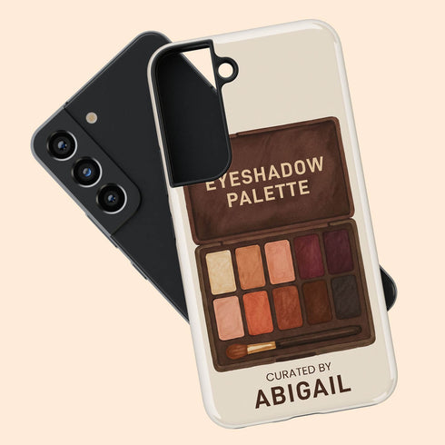 Personalized Glamour Eyeshadow Makeup Palette Galaxy Case