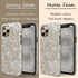 Custom Initials French Toile De Jouy iPhone Case V3