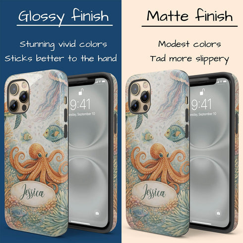 Personalized Enchanting Coastal Reef Collection iPhone Case