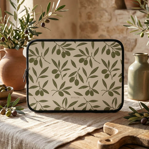 Personalized Olive Branch Laptop Sleeve