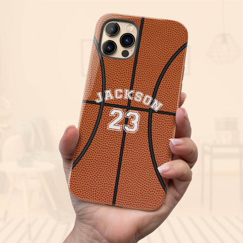 Sports Basketball Player & Number iPhone Case