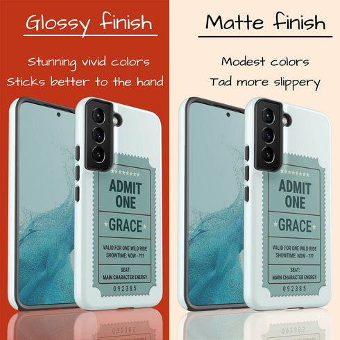 Personalized Admit One Ticket Chaos Pass Galaxy Case