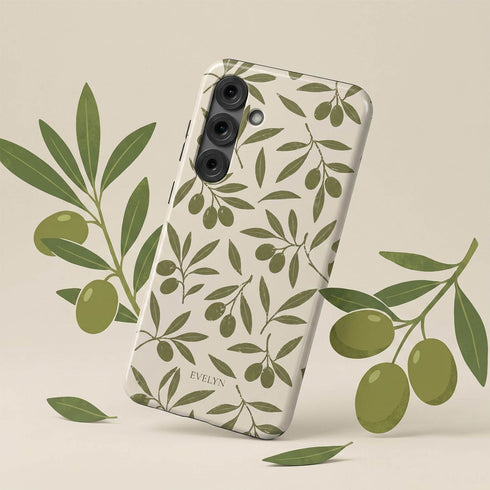 Personalized Olive Branch Galaxy Case