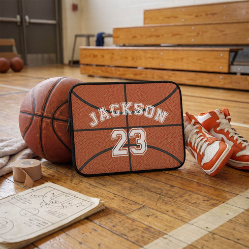 Personalized Basketball Laptop Sleeve