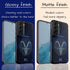 Personalized Blue Zodiac Horoscope Sign Galaxy Case