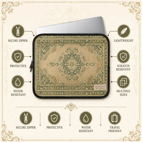 Personalized Persian Carpet Laptop Sleeve