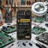 Personalized Tech Humor Warning Circuit Board Galaxy Case