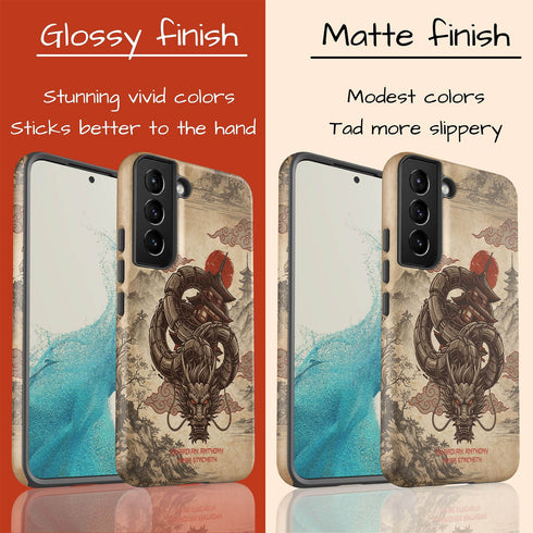 Personalized Dragon Guardian Galaxy Case