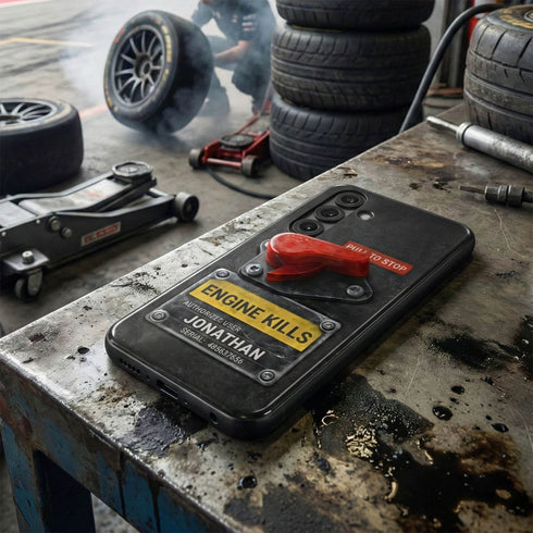 Personalized Racing Kill Switch Galaxy Case